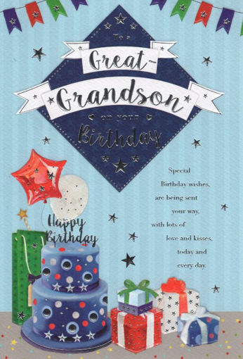 Picture of TO A GREAT GRANDSON ON YOUR BIRTHDAY CARD